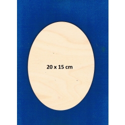SKLEJKA #3mm Owal 20x15cm